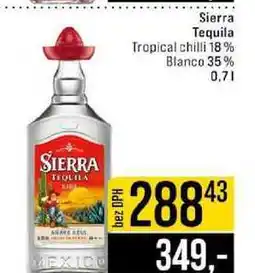 Jip Sierra Tequila Tropical chilli 18% Blanco 35% 0,7l nabídka