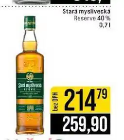 Jip Stará myslivecká Reserve 40% 0,7l nabídka