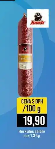 Jip Herkules salám cca 1,3 kg 100g nabídka