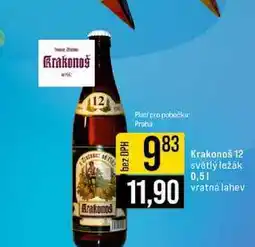 Jip Krakonoš 12 světlý ležák 0,5l nabídka