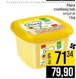 Jip Flora rostlinný tuk original 1kg nabídka
