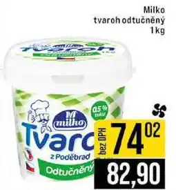 Jip Milko tvaroh odtučněný 1kg nabídka
