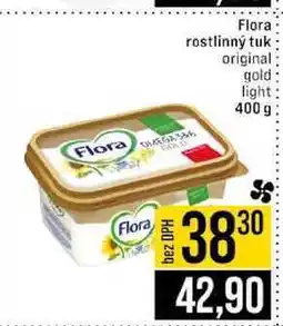 Jip Flora rostlinný tuk original gold light 400 g nabídka