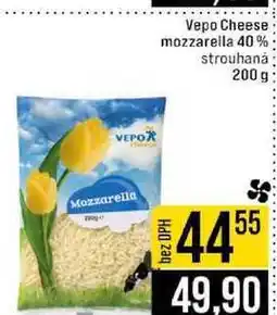 Jip Vepo Cheese mozzarella 40% strouhaná 200 g nabídka