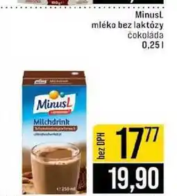 Jip Minusl mléko bez laktózy čokoláda 0,25l nabídka