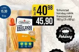 Jip Schulstad hot dog rohlik francouzský 180 g (3 x 60 g) nabídka