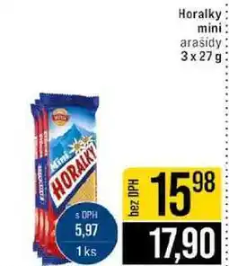 Jip Horalky mini arasidy 3x 27 g nabídka