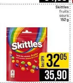 Jip Skittles fruits sours 152g nabídka