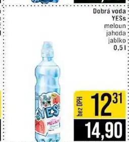 Jip Dobrá voda YESS meloun jahoda jablko 0,5l nabídka