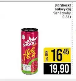 Jip Big Shock! ledový čaj různé druhy 0,33l nabídka