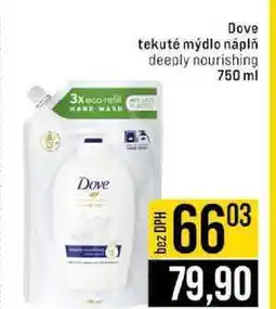 Jip Dove tekuté mýdlo náplň deeply nourishing 750 ml nabídka