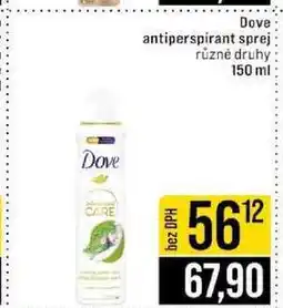 Jip Dove antiperspirant sprej různé druhy 150 ml nabídka