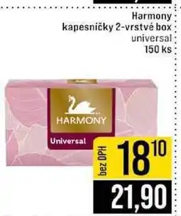 Jip Harmony kapesničky 2-vrstvé box universal 150 ks nabídka