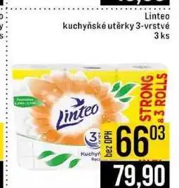 Jip Linteo kuchyňské utěrky 3-vrstvé 3 ks nabídka