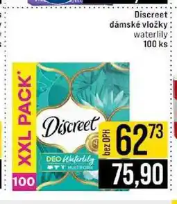 Jip Discreet dámské vložky waterlily 100 ks nabídka
