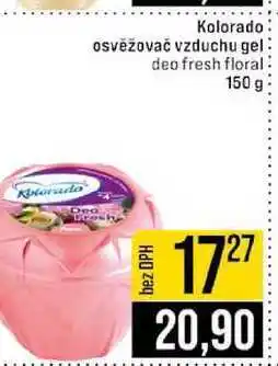 Jip Kolorado osvěžovač vzduchu gel deo fresh floral 150 g nabídka