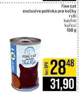 Jip Fine cat exclusive polévka pro kočky rybi kachni kuřecí 158 g nabídka