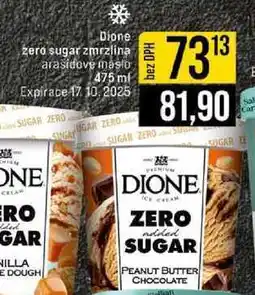 Jip Dione zero sugar zmrzlina arasidové maslo 475 ml nabídka