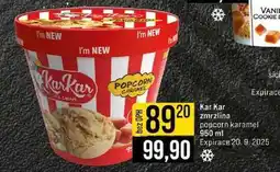 Jip Kar Kar zmrzlina popcorn karamel 950 ml nabídka
