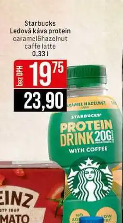 Jip Starbucks Ledová káva protein caramel&hazelnut caffe latte 0.33l nabídka
