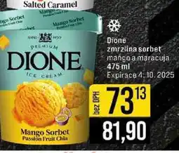 Jip Dione zmrzlina sorbet mango a maracuja 475 ml nabídka