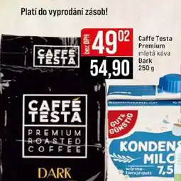 Jip Caffe Testa Premium mletá káva Dark 250g nabídka