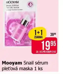 Teta Mooyam Snail sérum pleťová maska nabídka