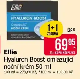Teta Ellie Hyaluron Boost omlazující noční krém nabídka