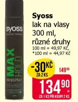 Teta Syoss lak na vlasy nabídka