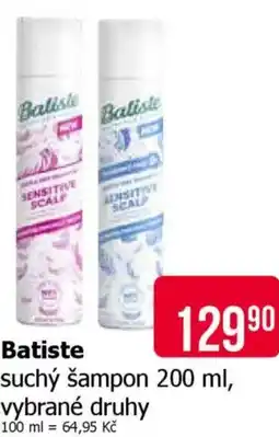 Teta Baliste suchý šampon nabídka