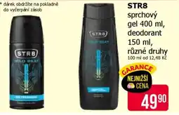 Teta STR8 sprchový gel, deodorant nabídka