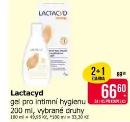 Teta Lactacyd gel pro intimní hygienu nabídka