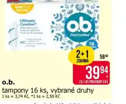 Teta Ob tampony nabídka