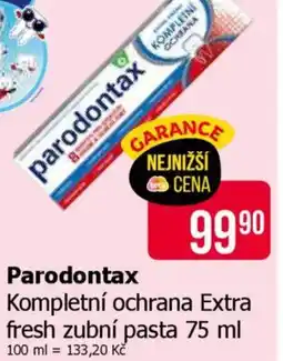 Teta Parodontax Kompletní ochrana Extra fresh zubní pasta nabídka