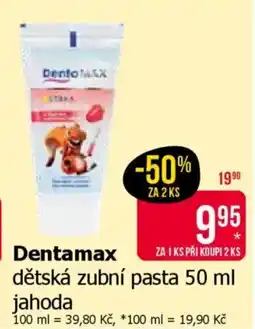 Teta Dentamax dětská zubní pasta nabídka