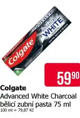 Teta Colgate Advanced White Charcoal bělicí zubní pasta nabídka