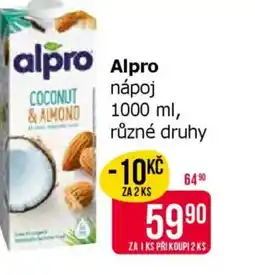 Teta Alpro nápoj nabídka