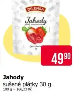 Teta Jahody sušené plátky nabídka