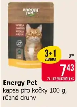 Teta Energy Pet kapsa pro kočky nabídka