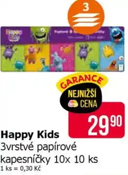 Teta Happy Kids 3vrstvé papírové kapesníčky nabídka