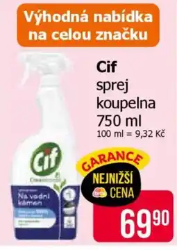 Teta Cif sprej koupelna nabídka