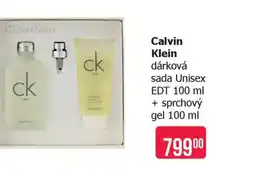 Teta Calvin Klein dárková sada Unisex EDT + sprchový gel nabídka