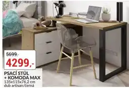 Baumax PSACÍ STŮL + KOMODA MAX nabídka
