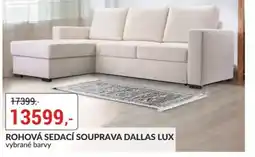 Baumax Rohová sedací souprava dallas lux nabídka