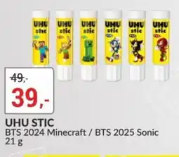 Baumax UHU STIC BTS 2024 Minecraft / BTS 2025 Sonic nabídka