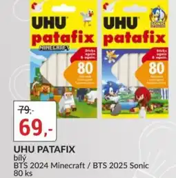 Baumax UHU PATAFIX bílý BTS 2024 Minecraft / BTS 2025 Sonic nabídka