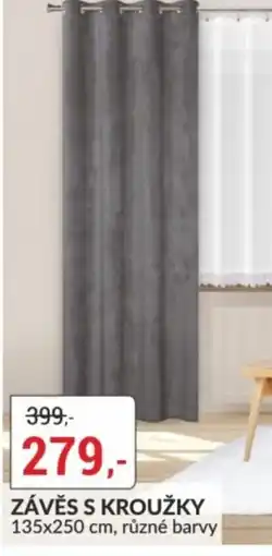 Baumax Závěs s kroužky nabídka