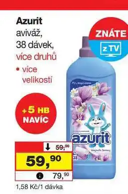 Barvy a laky drogerie Azurit aviváž, 38 dávek nabídka