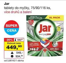 Barvy a laky drogerie Jar tablety do myčky, 75/90/116 ks nabídka