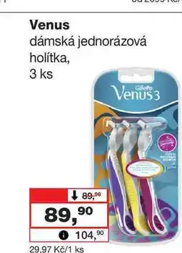 Barvy a laky drogerie Venus dámská jednorázová holítka, 3 ks nabídka